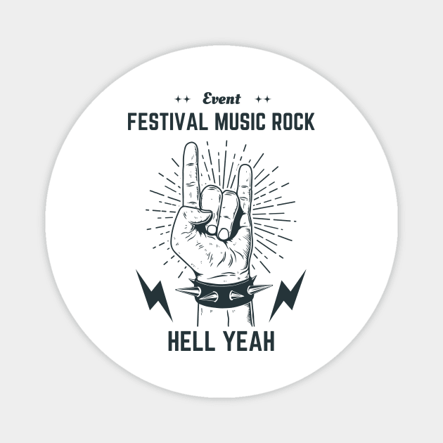 Hell Yeah Magnet by beha32